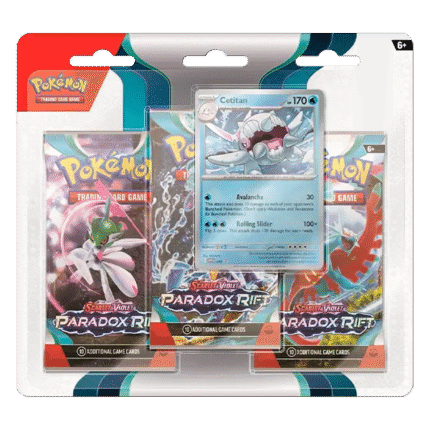 Scarlet & Violet: Paradox Rift - 3 Pack Blister [Cetitan]