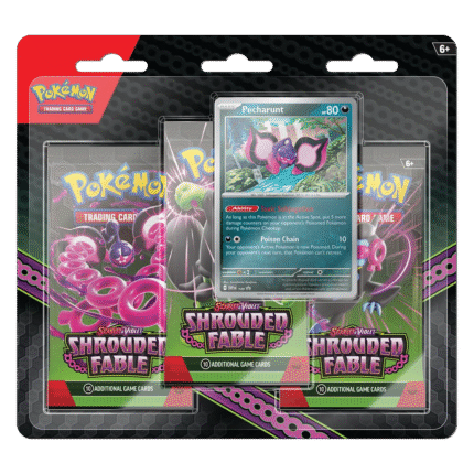 Scarlet & Violet: Shrouded Fable - 3 Pack Blister [Pecharunt]