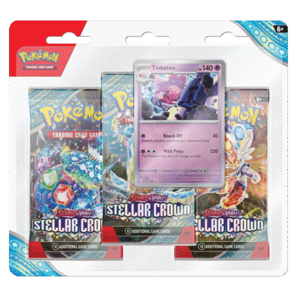 Scarlet & Violet: Stellar Crown- 3 Pack Blister [Tinkaton]