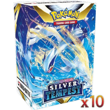 Sword & Shield: Silver Tempest - Build & Build Battle Box Display (10 Boxes)